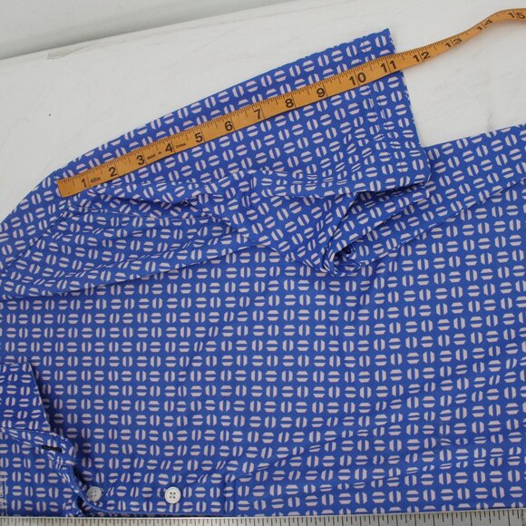 Mizzen main Shirt men's XL Phil Mickelson Golf Polo Pacific Sunset Geo Print - Picture 10 of 13